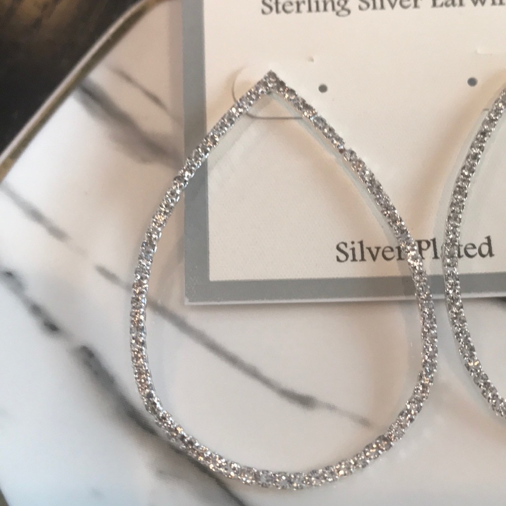 Touch Of Silver Sterling Silver Earrings - Picture 2 of 4